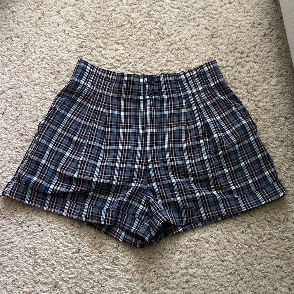 American Eagle Plaid Shorts